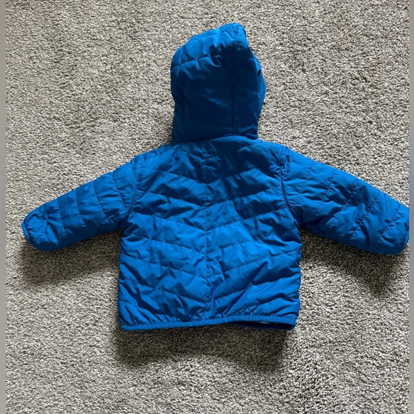 COLUMBIA Infant Double Trouble Reversible Jacket Blue/Dinosaurs 3-6 months - Picture 5 of 13
